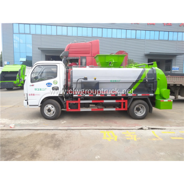 Dongfeng 4cbm kitchen garbage truck